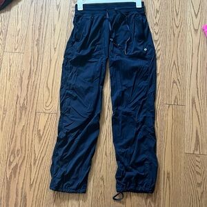 lululemon dance studio pant - true navy size 8